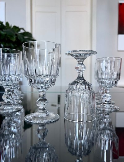 Water and wine glasses - Service De Table Vintage