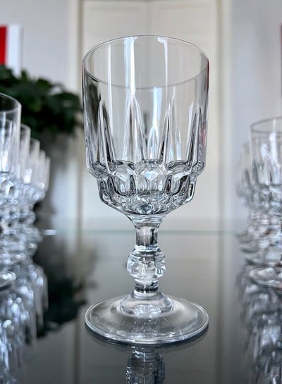 Water and wine glasses - Service De Table Vintage
