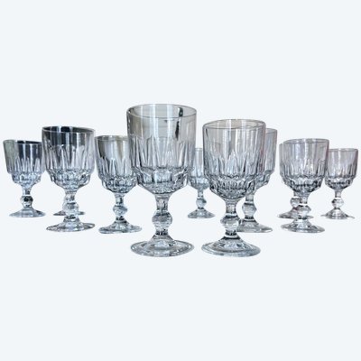 Water and wine glasses - Service De Table Vintage