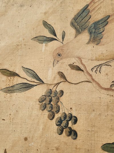 Vogeltapete, Turin oder China, 18./19. Jahrhundert