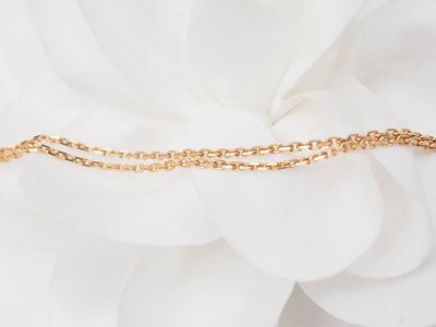 Collier arc en or bicolore