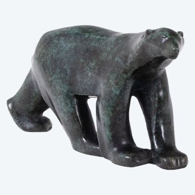 Francois Pompon. “Orso polare”, bronzo, edizione 2006.LS63962167Y