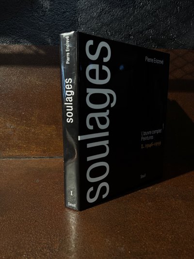 Catalogue raisonné of the works of Pierre Soulages by Pierre Encrevé, published by Seuil 94-95-98