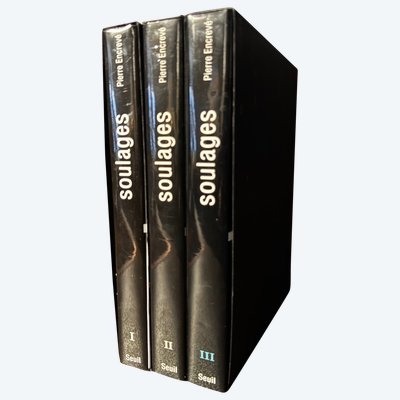 Catalogue raisonné of the works of Pierre Soulages by Pierre Encrevé, published by Seuil 94-95-98