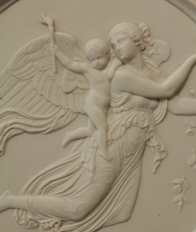 Medaglione di biscotto "le Jour" dopo Bertel Thorvaldsen, Bing e Gröndahl, XIX secolo