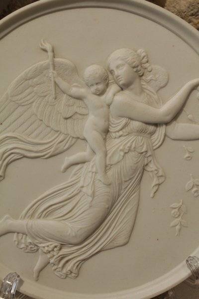 Medaglione di biscotto "le Jour" dopo Bertel Thorvaldsen, Bing e Gröndahl, XIX secolo