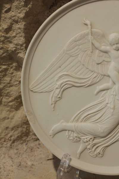 Medaglione di biscotto "le Jour" dopo Bertel Thorvaldsen, Bing e Gröndahl, XIX secolo