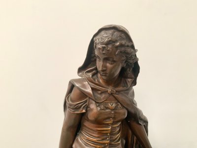 Gruppo in bronzo scolpito da Pierre Ernst BOURET XX secolo