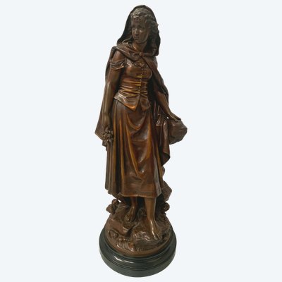 Gruppo in bronzo scolpito da Pierre Ernst BOURET XX secolo