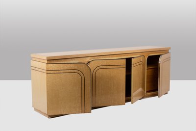 Viertürige Enfilade aus Birkenholz. 1970er Jahre. LS6402987U
