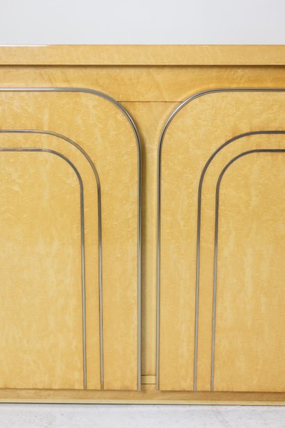 Viertürige Enfilade aus Birkenholz. 1970er Jahre. LS6402987U