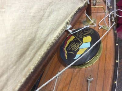 Modell eines Segelschiffs 1966