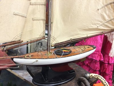 Modell eines Segelschiffs 1966