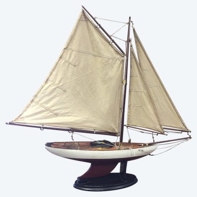 Modell eines Segelschiffs 1966