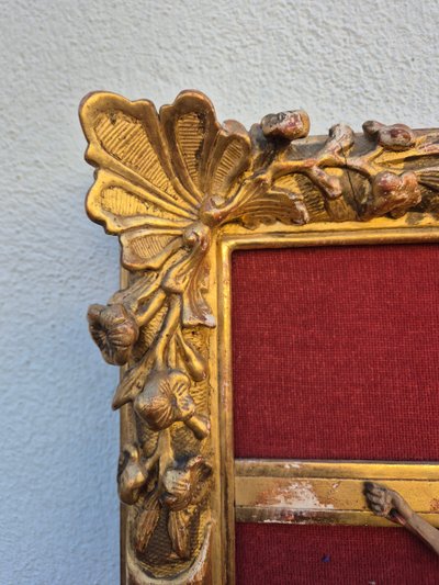 Christ on the cross, framed