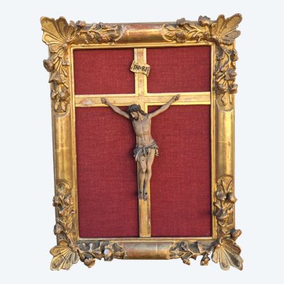 Christ on the cross, framed
