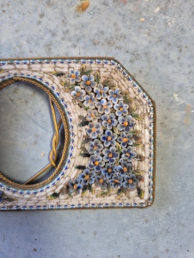 Cadres Photo Bronze Et Micro-mosaïque