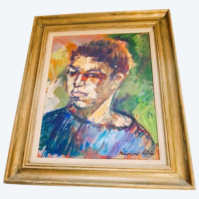 Portrait jeune homme Rachid kembduch 1992 