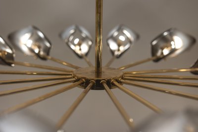 Simone Malachin. Lustre « étoile » en verre de Murano. Contemporain.  LS64041509I