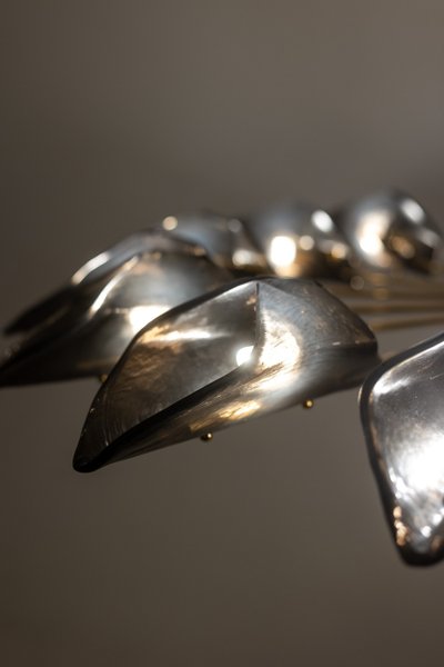Simone Malachin. Lustre « étoile » en verre de Murano. Contemporain.  LS64041509I