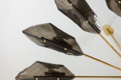 Simone Malachin. Lustre « étoile » en verre de Murano. Contemporain.  LS64041509I
