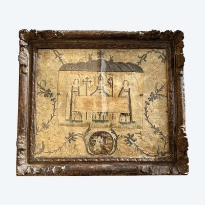 Important Representation Of The Shroud Of Besançon - 17th/18th century