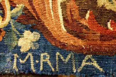 Aubusson tapestry: Judith beheads Holofernes, 17th century