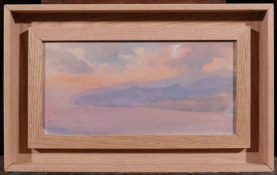 Alfons VERHEYEN 1903-1990 Studie eines Himmels, Effekt in Mauve, um 1940-50