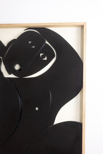 Large bas-relief panel "Oh! Sortez du cadre!". Contemporary LS64283009Y