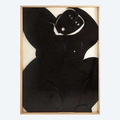 Large bas-relief panel "Oh! Sortez du cadre!". Contemporary LS64283009Y