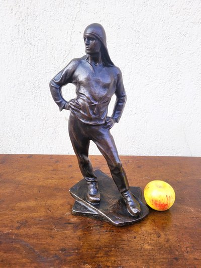 C Meunier, Le Débardeur Du Port d'Anvers, Bronze Signé, XIXème Siècle