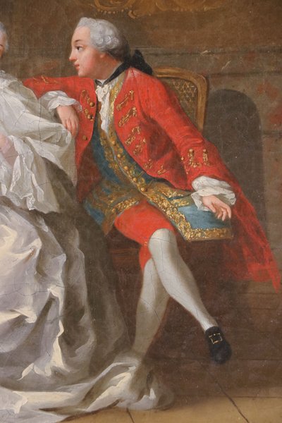 Attribué à Joseph FLIPART  (1721-1797).  Femme à sa toilette