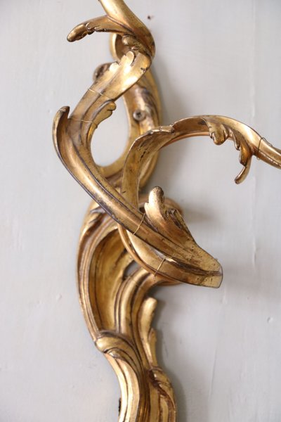 Pair of Louis XV ormolu sconces