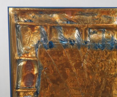 Gemälde gemischte Technik Ezio GRIBAUDO 70er Jahre