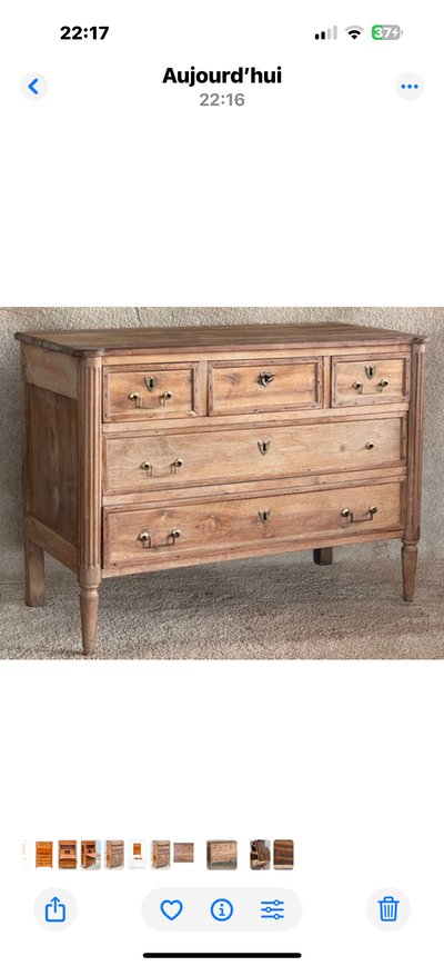 Commode de style louis xvi.