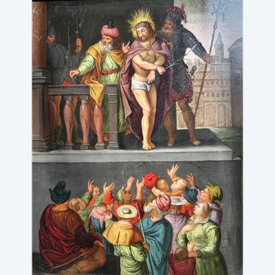 Ecce Homo - Öl Auf Kupfer - Circa 1600