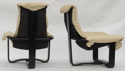Pair of Manta armchairs by Ingmar Relling for Westnofa
