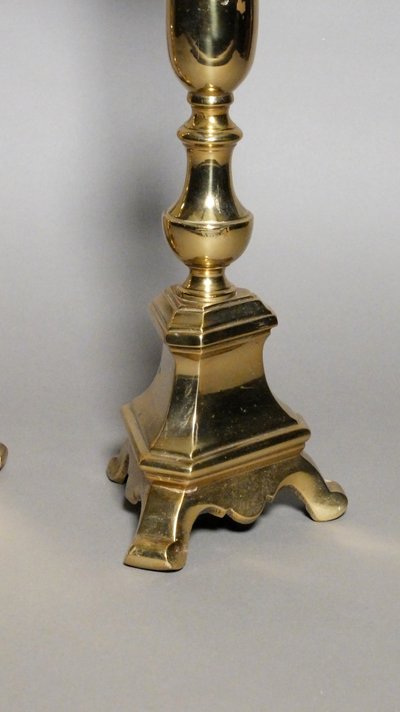 Paire de pic-cierges d'époque Louis XIV 