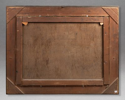 Huile sur toile signée A. Delle, fin XIXe / début XXe siècle
