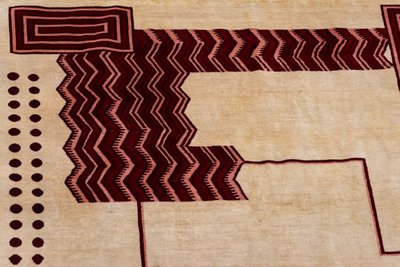 Art Deco style wool rug, or tapestry. Contemporary work.LS64303607A