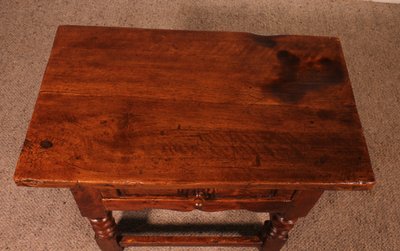 Table Espagnole Dit Tocinera En Noyer Du 17° Siècle
