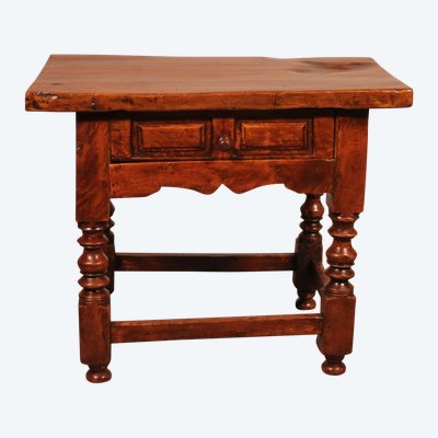 Table Espagnole Dit Tocinera En Noyer Du 17° Siècle
