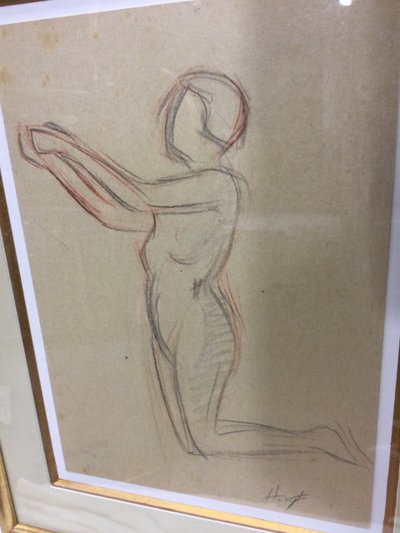 Nude signed Hélène VOGT