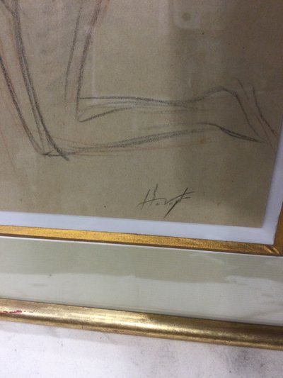 Nude signed Hélène VOGT