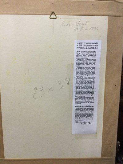 Nude signed Hélène VOGT