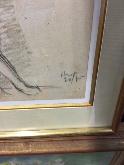 Nude signed Hélène VOGT