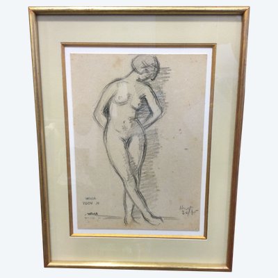 Nude signed Hélène VOGT