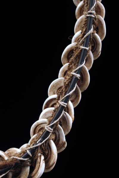 Prunkhalskette, Stammeskunst, Ozeanische Kunst, Papua-Neuguinea, Traditionelles Ornament