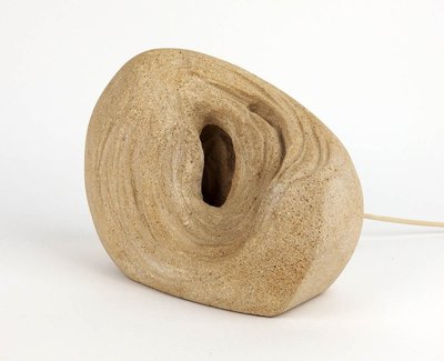 Lampe en pierre par Arsène Galisson