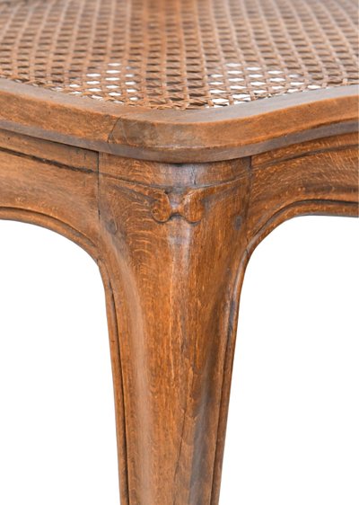 Suite of 8 Louis XV caned chairs